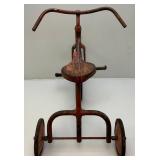 Very Old Large Childs Tricycle With Hard Rubber Tires