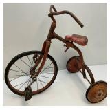 Very Old Large Childs Tricycle With Hard Rubber Tires