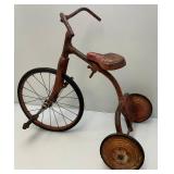 Very Old Large Childs Tricycle With Hard Rubber Tires