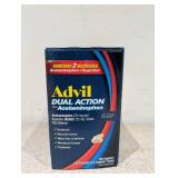 ADVIL DUAL ACTION PAIN RELIEVER 100 CAPLETS
