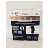 COPPER FIT ELITE COMPRESSION KNEE SLEEVE WITH AIRFLOW TECHNOLOGY L/XL