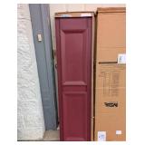 2 BOXES OF MID AMERICA BOARD-N-BATTER 14-3/4 x 59 WINEBERRY SHUTTERS (2PK.)