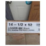 2 BOXES OF MID AMERICA BOARD-N-BATTER 14-1/2 x 52 BLACK SHUTTERS (2PK.)