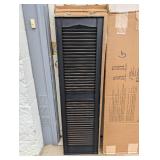 2 BOXES OF MID AMERICA BOARD-N-BATTER 14-1/2 x 52 BLACK SHUTTERS (2PK.)