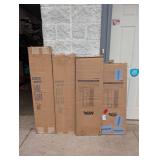 4 BOXES OF MID AMERICA ASSORTED SIZE/COLOR SHUTTERS (2PK.)