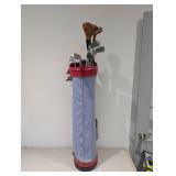 BEN HOGAN SUNJET VINTAGE BAG OF GOLF CLUBS