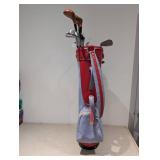 BEN HOGAN SUNJET VINTAGE BAG OF GOLF CLUBS