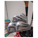 BEN HOGAN SUNJET VINTAGE BAG OF GOLF CLUBS