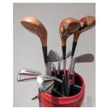 BEN HOGAN SUNJET VINTAGE BAG OF GOLF CLUBS