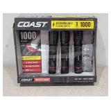 COAST 3PK. RECHARGEABLE FLASHLIGHTS