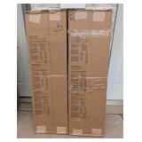 2 BOXES OF MID AMERICA BOARD-N-BATTER 14x47 BLACK SHUTTERS (2PK.)