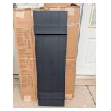 2 BOXES OF MID AMERICA BOARD-N-BATTER 14x47 BLACK SHUTTERS (2PK.)