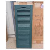 2 BOXES OF MID AMERICA BOARD-N-BATTER 14-1/2 x 39 FORREST GREEN SHUTTERS (2PK.)