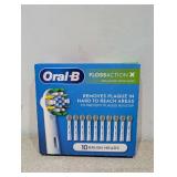 10 ORAL-B FLOSS ACTION X REPLACEMENT BRUSH HEADS