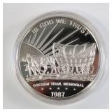 U.S. Silver Oregon Trail Memorial Round - 5 ozt