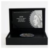 2019 American Liberty High Relief Silver Medal - 2.5 ozt