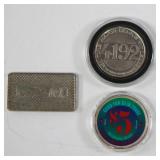 1 oz Silver Bar/Token Lot of 3