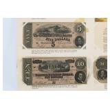 Reproduction Confederate Currency Lot