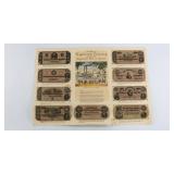 Reproduction Confederate Currency Lot