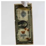 Silver Certificate & 5 Dollar Note