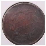 1839 Coronet Large Cent