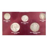 20th Century Coin Lot - Dime, Quarter, Half Dollar