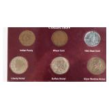 20th Century Coin Lot - Nickel, Penny