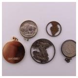 US Coin w/ Jewelry Attachment Lot