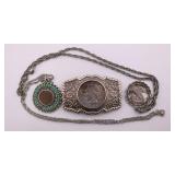 US Coin w/ Jewelry Attachment Lot