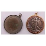 US Coin w/ Attachments Lot - Morgan Silver Dollar