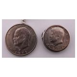 US Coin w/ Attachments Lot - Morgan Silver Dollar