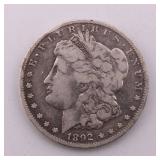 1892 Morgan Silver Dollar