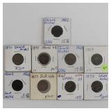 US Shield Nickel Lot of 9