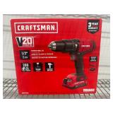 Brand New Craftsman 20v Lithium Ion 1/2" Hammer Drill Kit (2 batteries & charger)