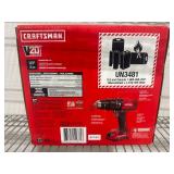 Brand New Craftsman 20v Lithium Ion 1/2" Hammer Drill Kit (2 batteries & charger)