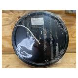 Lakeshore Smart 13 in. LED Color Changing Flush Mount Matte Black Hampton Bay