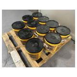 QUIKRETE Lot of 11 Buckets of-  20 lb. Anchoring Cement