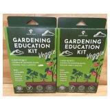 Lot of 2 - Gardening Education Veggie Kit Leaf