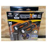 Performance Tool 2Pk Fpx Flashlights W/ Pouch, Adjustable Duofocus Beam Model # W2671