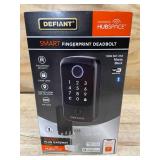 Smart Fingerprint Deadbolt Defiant® Matte Black Model # 1009 561 252 - 05152514.28