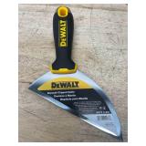 Lot of 2 - DEWALT 6" Stainless Steel Clipped Knife with Soft Grip Handle Model # DXTT 2-201