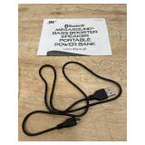 VR3, MiLife, Portable Bluetooth Speaker and Power Bank. Built-in Bluetooth 5.1 wireless transmission, working distance up to 32ft