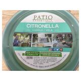 Lot of 2 - Patio Essentials Citronella Candle