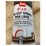 Oatey 5 ft. x 6 ft. Gray PVC Shower Pan Liner Roll