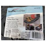 Lot of 2 - Trafficmaster 17"x35" Rubber Boot Tray