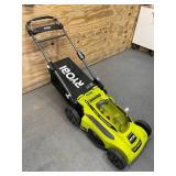 Ryobi 20" Battery Powered Lawn Mower Model # RY401011VNM - Tool Only