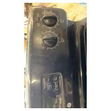 GE Black Electric Range with 4 Burners and Oven