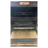 GE Black Electric Range with 4 Burners and Oven