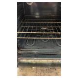 GE Black Electric Range with 4 Burners and Oven