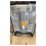 GE Black Electric Range with 4 Burners and Oven